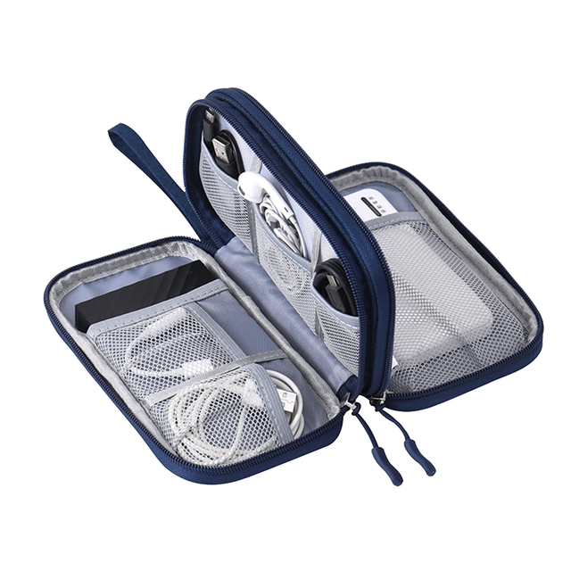 Electronic Organizer Travel Cable Organizer Bag Pouch Accessories Carry Case Portable Waterproof All-in-One Storage Cable Cord