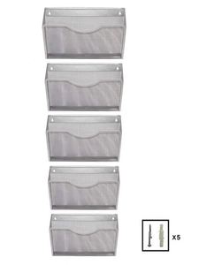 Hot Sale Office Supplies School Home Household Wire Metal Mesh Wall Mounted Hanging Paper Organizer Shelves - Product Image 6