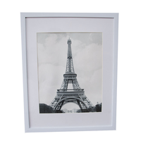 Marco de Fotos Premium de Aluminio Plateado Cepillado 24x36 para Paisajes, Fotografía de Viaje, Arte de Pared en Blanco y Negro, Exhibición para Sala de Estar