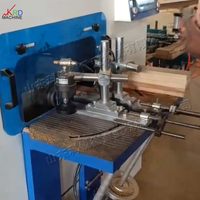 Machine à tenonner et mortaiser automatique multifonctionnelle de haute précision à double table pour le travail du bois et la menuiserie