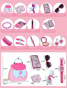 Kit de Maquillaje para Niña, Juguetes para Niñas Pequeñas, Princesa Rosa, Juego de Disfraces para Fiestas, Juguete para Niñas - Product Image 3