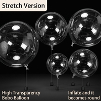 JUNVOY - Pelotas de Aluminio Transparentes sin Estiramiento al por Mayor, Juguetes Creativos con Formas Novedosas para Mercados Nocturnos