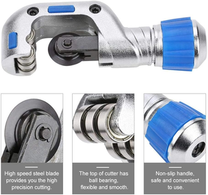 Cortador de Tubos de Cobre, Herramienta de Corte de Tubos Metálicos de Alta Resistencia de 1/<span class=keywords><strong>4</strong></span> a 2 Pulgadas con Cuchilla de Repuesto para Aluminio, Cobre y Acero Inoxidable - Product Image 2