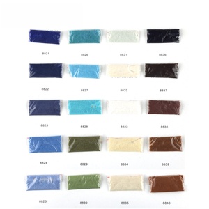 100% Nylon 66, Poudre de flocage à motifs teintée, Fibre 1.5d*0.6mm, Lustre brillant, pour boîtes à bijoux, jouets, ignifuge - Product Image 5