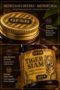 Bálsamo Herbal Calmante <span class=keywords><strong>Thai</strong></span> Heritage Tiger Siam 15g, Set de Regalo de 3 Piezas para Alivio del Dolor en Cuello, Hombros, Articulaciones y Cuerpo, Cuidado con Masajes - Product Image 2