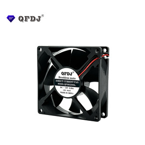 Ventilador de CC QFDJ de 80x80x25mm, 12V, Bajo Ruido, Plástico, Industrial, para Refrigeración - Product Image 3