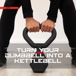 Convertitore da manubrio a kettlebell per palestra domestica, maniglia per kettlebell con pesi regolabili per sollevamento pesi - Product Image 5