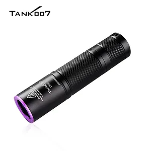 Tank007 UV03 sıcak satış 365 nm uv led el feneri mini taşınabilir LED el feneri özel logo baskı el feneri