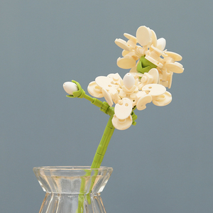 Bloques de construcción flor serie de orquídeas bonsái niña construir juguete flores adulto arreglo floral montaje juguetes para regalos aromaterapia - Product Image 5