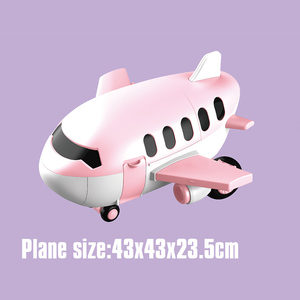 notely semblant jouer jeu de maquillage <span class=keywords><strong>coiffeuse</strong></span> miroir filles jouets beauté ensemble avec la conception de l'avion - Product Image 3