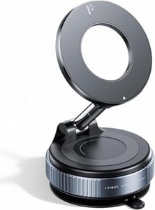 Magnets Car Mobile Stand Universal 360 <b>Rotating</b> Vaccum Suction Upgraded Quality Folding Magnetic Car Phone Holder Phone Mount - Product Image 1