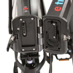 Bicicleta Eléctrica Plegable TXED para Adultos, 20 Pulgadas, Neumáticos Anchos, Motor de 48V 500W en la Rueda Trasera, Batería de 13Ah, 7 Velocidades - Product Image 5