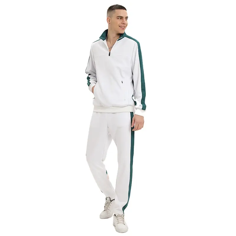 Survêtement de sport pour homme, ensemble de Jogging avec logo personnalisé de haute qualité, Slim fit, à la mode, 1/4