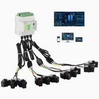 Medidor de Potencia Multicircuito de Alta Precisión DTSD1352-4S Trifásico con 4 Entradas de Bucle para Detección de Armónicos del 2 al 31 para Sistemas de Energía en Fábricas