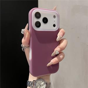 เคสโทรศัพท์ iPhone 17 แบบเจลลี่ ซิลิโคนเหลวแท้ ป้องกันเต็มรูปแบบ สัมผัสนุ่มเหมือนผิว สำหรับ 16 Pro Max และ 15 - Product Image 6