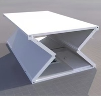 Nouvelle conception de maison conteneur pliable en métal imperméable de 20 pieds pour une utilisation comme logement temporaire pliable après un catastrophe