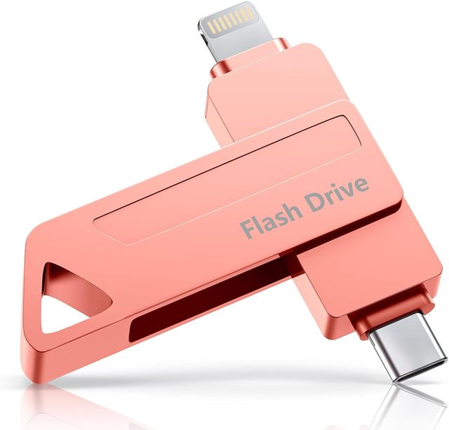 High-Speed 128GB USB Flash Drive Memory Stick Thumb Drive for iPhone Photo Stick