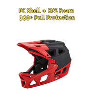 Casque de vélo de montagne intégral Worldcycle ZL-B068, coque en PC couleur unie, EPS léger, imperméable, doublure souple pour vélo de route