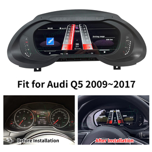 Pannello Cruscotto LCD Krando 12.3\" per <span class=keywords><strong>Audi</strong></span> <span class=keywords><strong>Q5</strong></span> <span class=keywords><strong>2009</strong></span> - 2017 Quadro Strumenti Digitale Sistema Linux GPS Controllo al Volante - Product Image 3