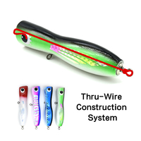 MISTER LURE OEM pesca appât pêche bois leurre fabrication de gros gibier pêche à la traîne en bois gt popper leurre