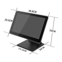 Système de point de vente (PDV) 2026 dernière génération, design fin, en alliage d'aluminium, pliable, avec écran tactile capacitif, pour Windows/Android/Linux
