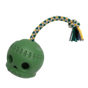 Cadılar bayramı dayanıklı çevre dostu silikon ve TPR Molar yalama topu köpek oyuncak toptan kutu Puppies için paketlenmiş - Product Image 1