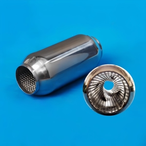 Tuyau d'échappement en acier inoxydable Tornado 63 Interface pour la modification du son automobile - Product Image 1
