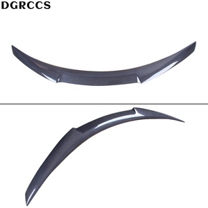 สปอยเลอร์หลังคาร์บอนไฟเบอร์ขัดเงาแบบ M4 สำหรับ Q60 Q60S ปี 2013-2023 พร้อมเทปติดตั้ง - Product Image 3