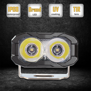 Luz LED auxiliar para motocicleta más vendida, LED amarillo todoterreno, luces antiniebla LED/de conducción - Product Image 3