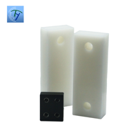 Composants mécaniques personnalisés durables usinés CNC OEM, plaque d'installation en plastique POM Nylon, tampon de butée, joint d'étanchéité