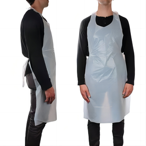 도매 공장 가장 저렴한 앞치마 일회용 Hdpe Ldpe 플라스틱 폴리에틸렌 페 앞치마 소매없이 - Product Image 2