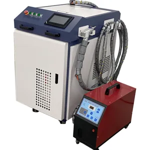 Máquina de solda a laser portátil, máquina de solda contínua de fibra, laser, aço inoxidável de metal
