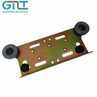 Plaque de suspension de porte de cabine d'ascenseur Hitachi 800 900, avec grand trou pour ouverture de porte 400, et rouleau de porte de 65 mm, pièces de rechange pour ascenseur