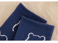 Chaussettes chaudes et douces d'hiver, chaussettes élastiques en coton, pantoufles de maison, respirantes, Kawaii, pour filles et femmes