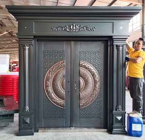 Thanh lịch hiện đại wrought sắt Swing phong cách lối vào & cổng phía trước thép cho biệt thự hoặc nhà bên ngoài truy cập & thiết kế - Product Image 4