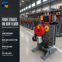 Petite presse à poinçonner et à cisaillement mécanique pour le travail du métal, 360 KN, équipement multifonctionnel de poinçonnage et de cisaillement pour la fabrication d'acier