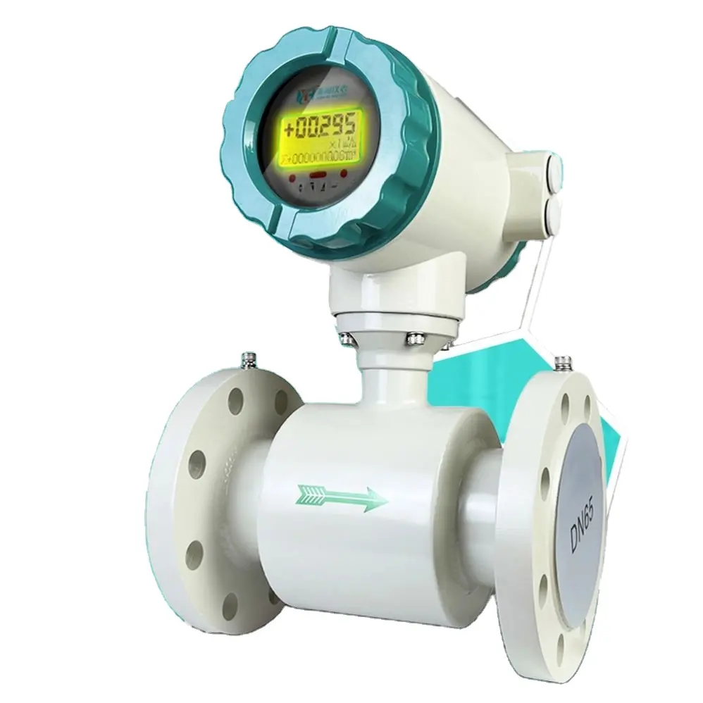 Digitale acqua liquido impulso 4-20mA RS485 misuratore di portata elettromagnetico prezzo Medidor de Corriente misuratori di portata elettromagnetica