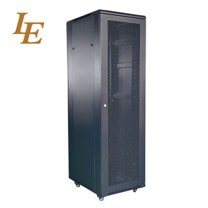 Porte avant en verre trempé de 19 pouces 42U et porte arrière en métal massif avec poignées et serrures - Product Image 4