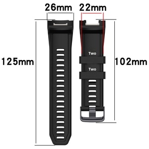 Correa de Repuesto de Silicona para Reloj Deportivo Solar <span class=keywords><strong>Garmin</strong></span> Instinct 2X, Correa de 26 mm con Herramienta de Instalación - Product Image 4