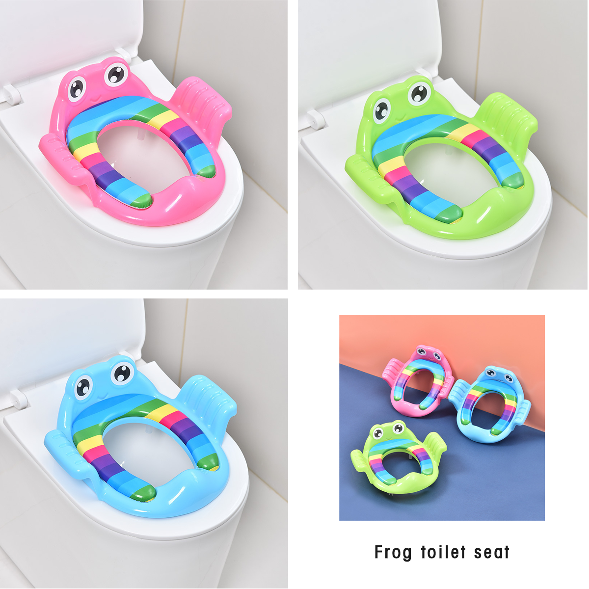 Siège de toilette grenouille