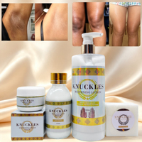 Ensemble de crème éclaircissante à l'acide kojique avec logo personnalisé pour l'élimination des taches sombres sur les coudes et les genoux et l'éclaircissement de la peau pour tous les types de peau