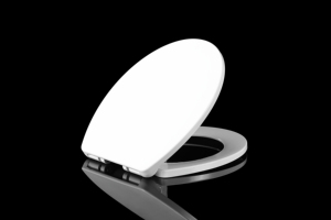 Siège <span class=keywords><strong>de</strong></span> toilette UF résistant à l'humidité, en Duroplast, fermeture douce, charnière en acier inoxydable, matière première vierge, certifié CE REACH, pour usage domestique en UE - Product Image 3