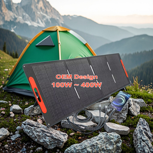 200w Folding Solar Kit <b>Portable</b> for Solar Generators and <b>Portable</b> Power Stations Camping Off Grid Living - Product Image 3