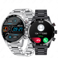 Reloj Inteligente con Monitor de Ritmo Cardíaco, Sueño y Estrés, Deportivo, IP68, Contesta Llamadas, Alarma, Pantalla AMOLED, Android