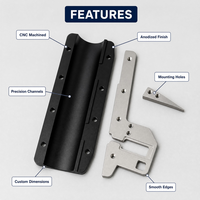 Pièces usinées CNC personnalisées, pièces en aluminium usinées