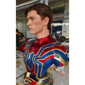 Statua Busto di <span class=keywords><strong>Spiderman</strong></span> in Resina Ecologica, Modello Artigianale, Ornamento per Serie TV e Decorazioni Domestiche - Product Image 5
