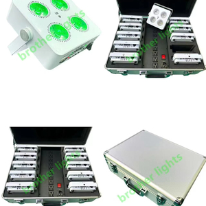 4*18w RGBWA+UV Wireless Battery Powered Rechargeable Par <b>Light</b> IR4 Mini Uplight Wireless LED Uplight Wedding Uplights - Product Image 4