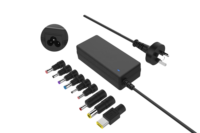 Adaptateur secteur universel pour ordinateur portable de haute qualité 65W avec 8 embouts, prise EU pour Asus/HP/Dell/Lenovo etc.