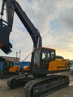 Excavatrice sur chenilles HX245 de 26,8 tonnes avec godet de 1,5 m³ et brise-roche à attache rapide