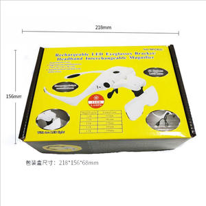 Hot Verkoop Twee Lens Vergrootglas Sieraden <span class=keywords><strong>Loupe</strong></span> Versterking Usb Opladen Met 2 Led Lampjes Headset Verlichte Groothandel <span class=keywords><strong>Loupe</strong></span> - Product Image 1